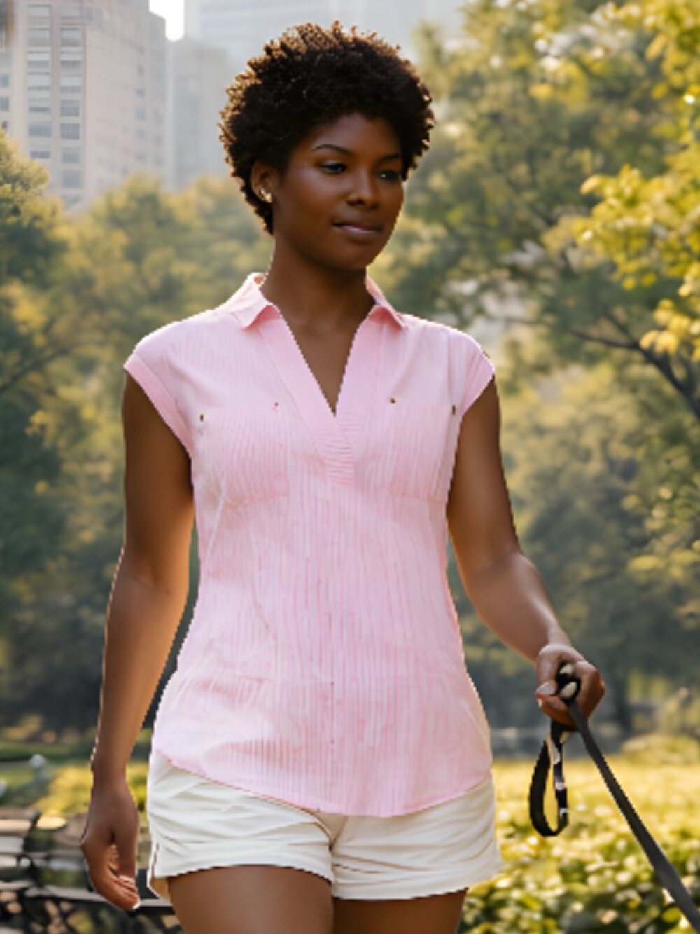 Jones New York High Low Crepe Notch Neck Top NWT